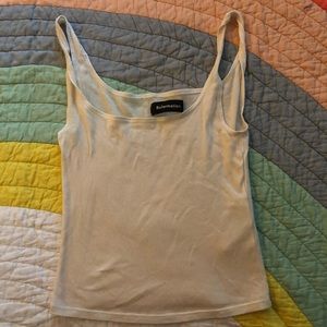 Reformation ribbed cropped tank - M